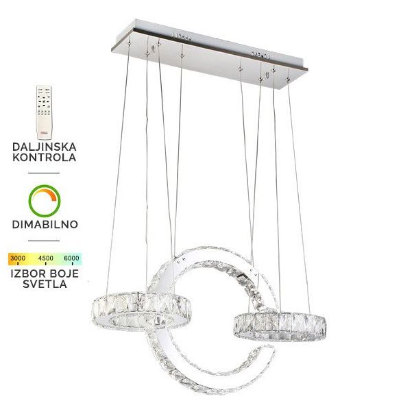 FORMA LED visilica 46W 3000K-6400K KP6010-46V - 003397