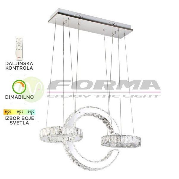 FORMA LED visilica 46W 3000K-6400K KP6010-46V - 003397