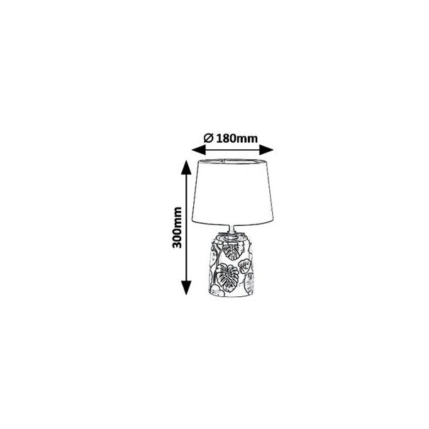 Rabalux Stona lampa Sonal E14 1x MAX 40W crna (4549) - 4549