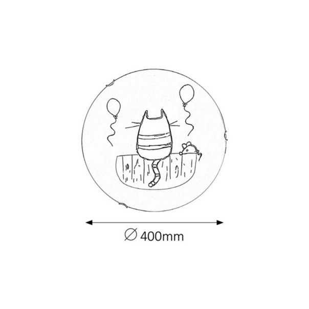 Rabalux Dečija rasveta Cathy E27 2x MAX 60W višebojna (4558) - 4558