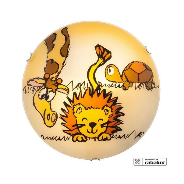 Rabalux Dečija rasveta Leon E27 2x MAX 60W višebojna (4559) - 4559-1