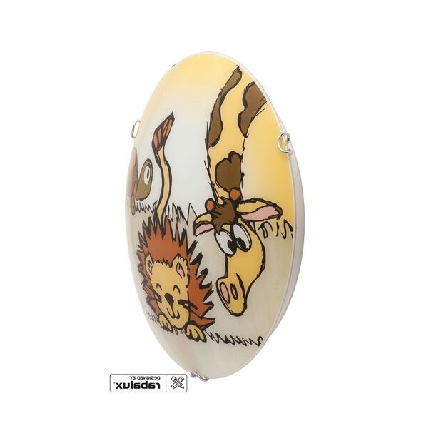 Rabalux Dečija rasveta Leon E27 2x MAX 60W višebojna (4559) - 4559-1