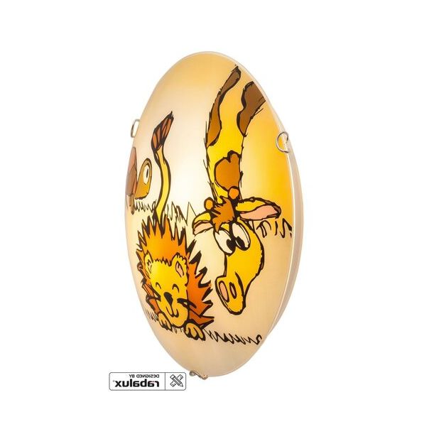 Rabalux Dečija rasveta Leon E27 2x MAX 60W višebojna (4559) - 4559-1