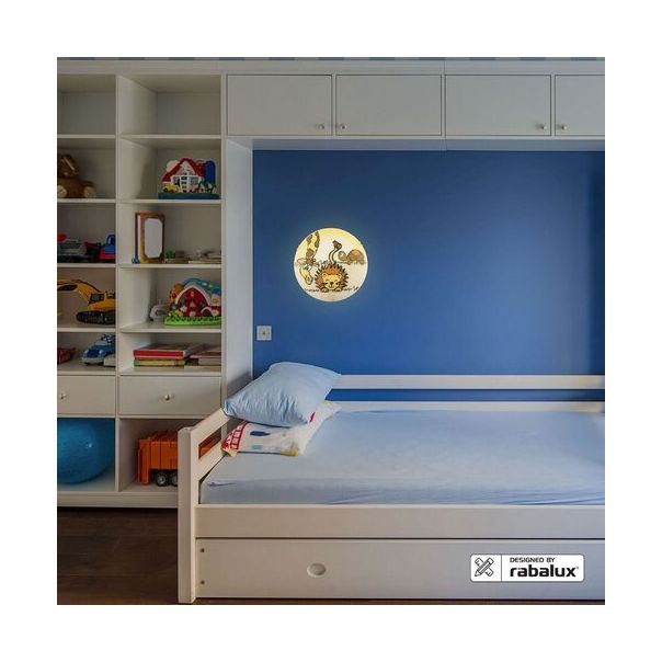 Rabalux Dečija rasveta Leon E27 2x MAX 60W višebojna (4559) - 4559-1