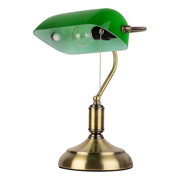 FORMA Stona lampa bankarka 1xE27 FD7002-1T GR - 002919