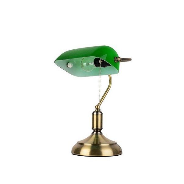 FORMA Stona lampa bankarka 1xE27 FD7002-1T GR - 002919