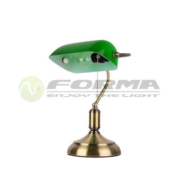 FORMA Stona lampa bankarka 1xE27 FD7002-1T GR - 002919