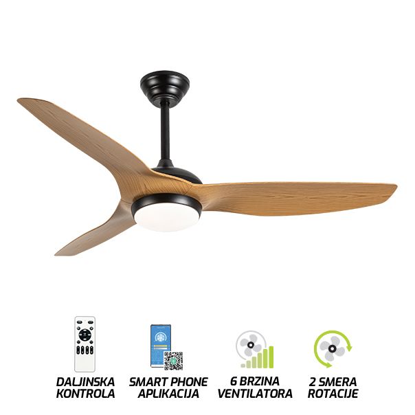 FORMA Sijalica E27 sa ventilatorom 3000K-6400K FV4001-28 WH - 007470