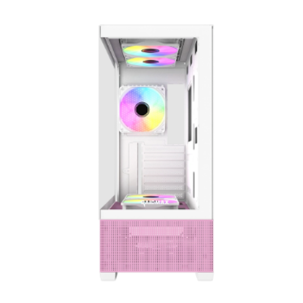 RAIDMAX Kuciste Infinita I802 Air/Glass/5x 120mm RGB/PINK/i802APKS - EP2821281