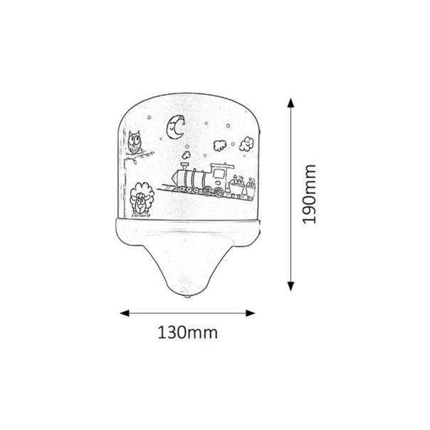 Rabalux Dečija rasveta Shepherd E14 1x MAX 7W višebojna (4569) - 4569