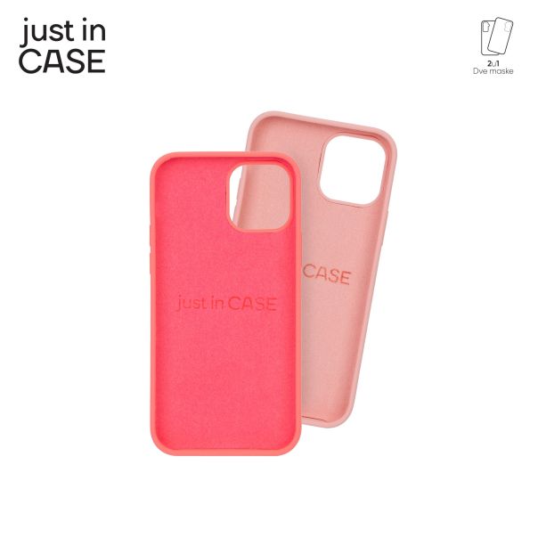 JUST IN CASE 2u1 Extra case MIX PLUS paket pink za iPhone 12 - MIXPL103PK