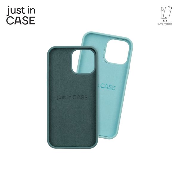 JUST IN CASE 2u1 Extra case MIX za iPhone 13 Pro Max, mint/maslinasta - MIXPL105GN