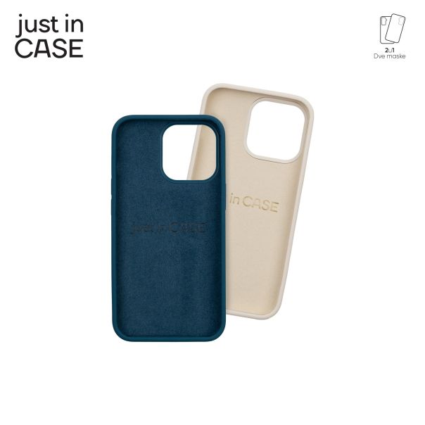 JUST IN CASE 2u1 Extra case MIX za iPhone 13 PRO, terget/krem - MIXPL106BL