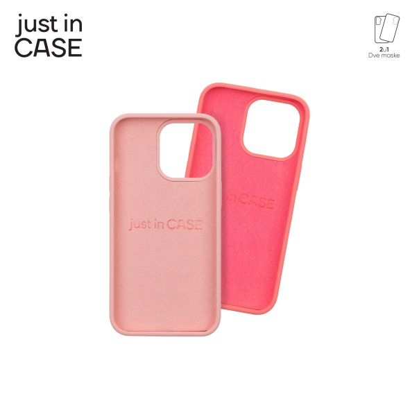 JUST IN CASE 2u1 Extra case MIX PLUS paket pink za iPhone 13 Pro - MIXPL106PK