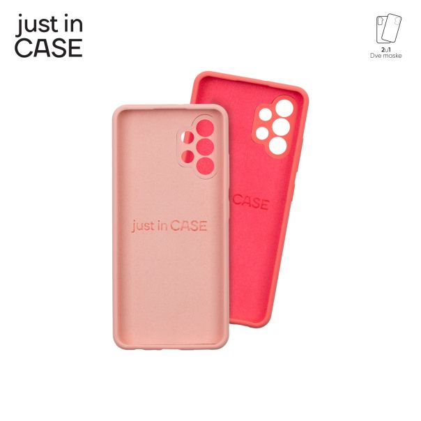 JUST IN CASE Maska 2u1 Extra case MIX PLUS paket za A32, roza - MIXPL202PK