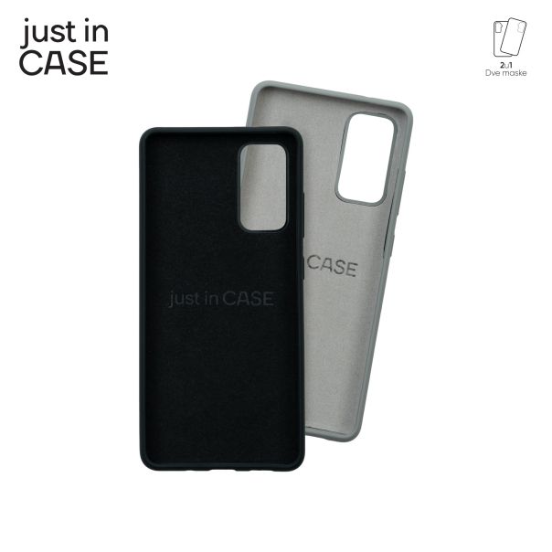JUST IN CASE 2u1 Extra case MIX za SAMSUNG S20 FE, crna/siva - MIXPL204BK