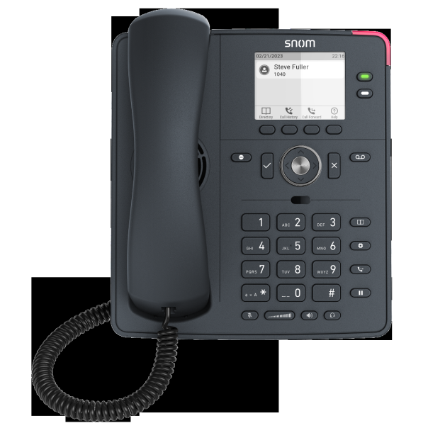 SNOM Žični fiksni telefon D150, crna - 4652