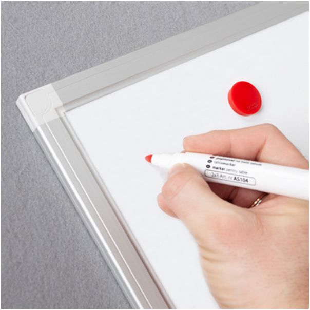 Tabla bela zidna 2x3 TSA129/C Ecoboard alu 90X120 - F885