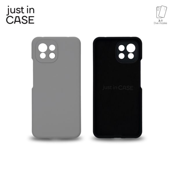 JUST IN CASE Maska 2u1 Extra case MIX PLUS za Mi11 Lite 5G, crna - MIXPL301BK