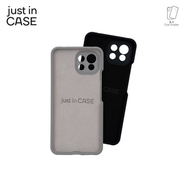 JUST IN CASE Maska 2u1 Extra case MIX PLUS za Mi11 Lite 5G, crna - MIXPL301BK