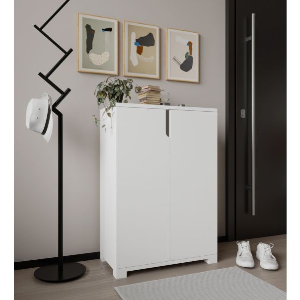 HANAH HOME Cipelarnik Venedik, bela - EP3057572