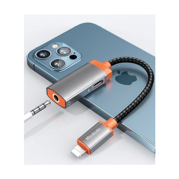 MCDODO CA-6710 ADAPTER 2u1 Lightning na 3.5mm ŽENSKI + LIGHTNING - 37762