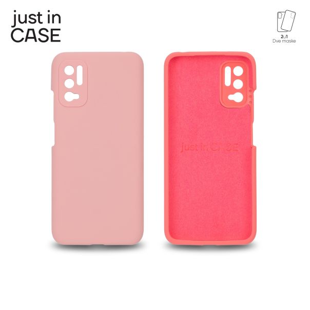 JUST IN CASE Maska 2u1 Extra case MIX PLUS za Redmi Note 10 5G, roze - MIXPL303PK