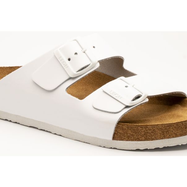 LEON Muška papuča Kratos-bela - 4703M-BE