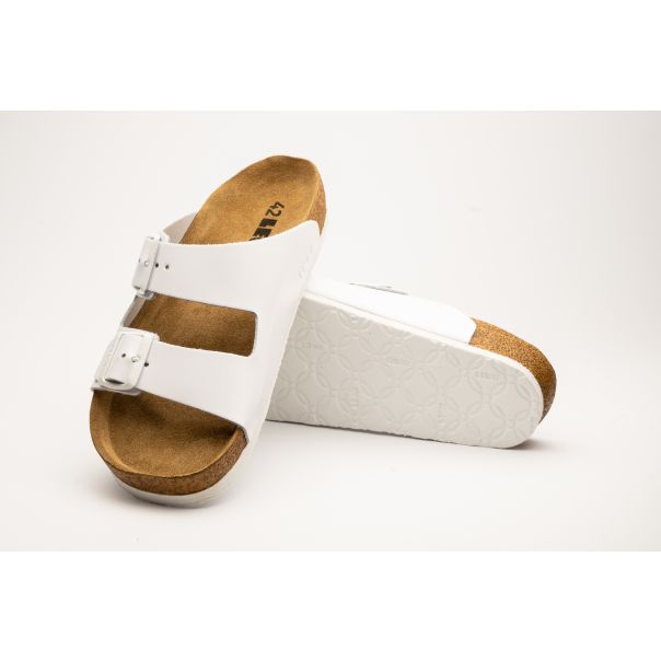 LEON Muška papuča Kratos-bela - 4703M-BE