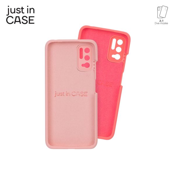 JUST IN CASE Maska 2u1 Extra case MIX PLUS za Redmi Note 10 5G, roze - MIXPL303PK