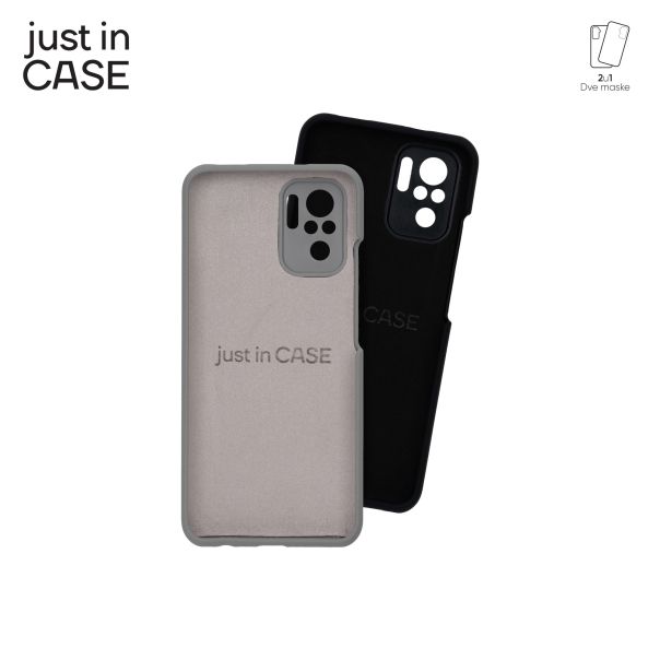 JUST IN CASE 2u1 Extra case MIX PLUS paket crni za Redmi Note 10s - MIXPL304BK