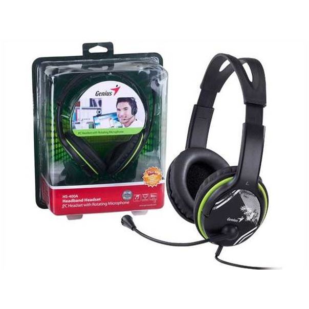GENIUS Slušalice sa mikrofonom HS-400A - 4710268238089