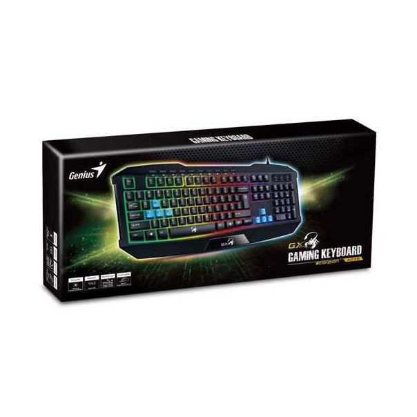 Genius tastatura SCORPION K215, USB, BLACK, SER - 4710268251750