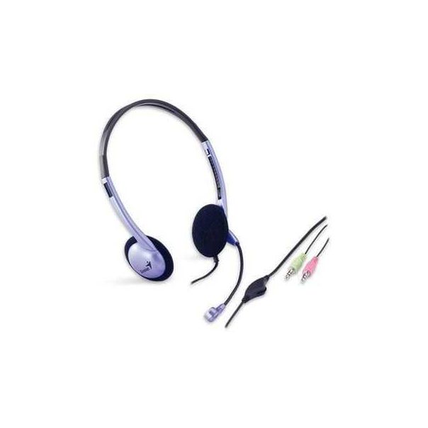 GENIUS Slušalice, HS-04S, 3.5mm, lila - 4710268252108