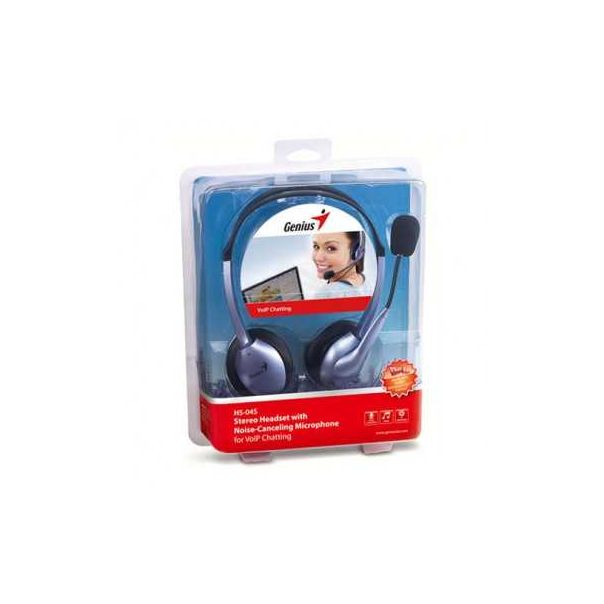 GENIUS Slušalice, HS-04S, 3.5mm, lila - 4710268252108