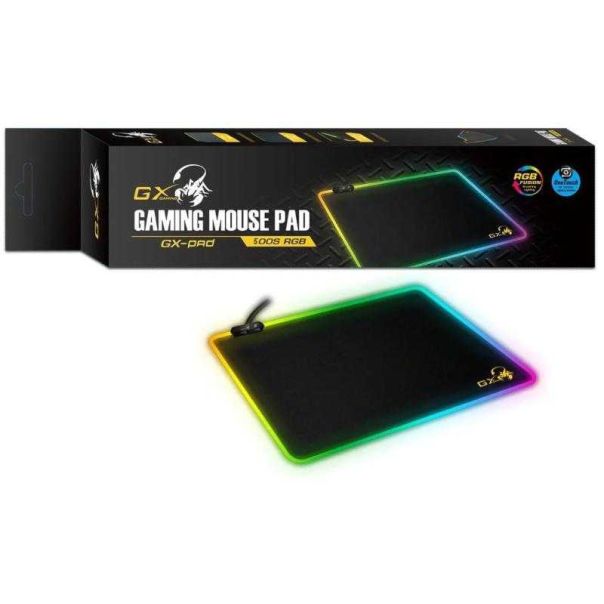 GENIUS Gejmerska podloga za miša GX-Pad 500S RGB crna - 4710268256632