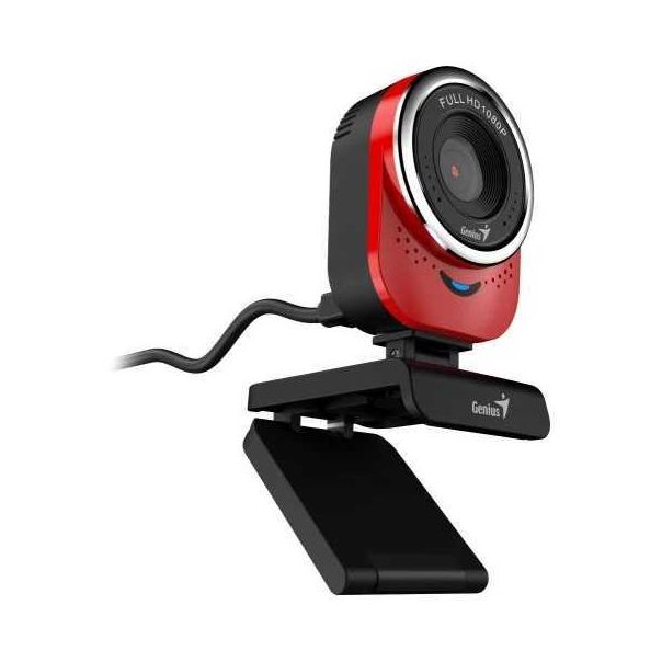 GENIUS Web kamera QCam 6000, crvena - 4710268258421