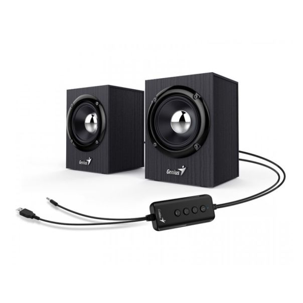 GENIUS Zvučnici SP-HF385BT, Wood, Black Gray - 4710268259947