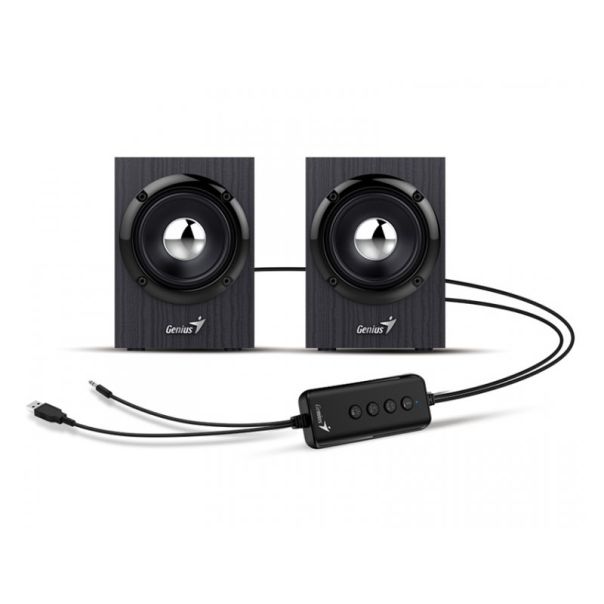 GENIUS Zvučnici SP-HF385BT, Wood, Black Gray - 4710268259947