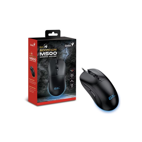 GENIUS Scorpion M500,BLACK,USB - MIS01944