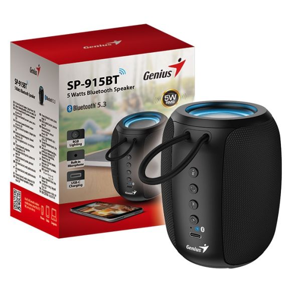 GENIUS Bluetooth zvučnik SP-915BT, crvena - 4710268261933