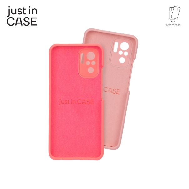 JUST IN CASE 2u1 Extra case MIX PLUS paket pink za Redmi Note 10s - MIXPL304PK