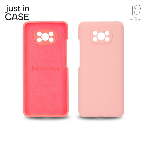 JUST IN CASE 2u1 Extra case MIX PLUS paket pink za Poco X3 Pro - MIXPL411PK