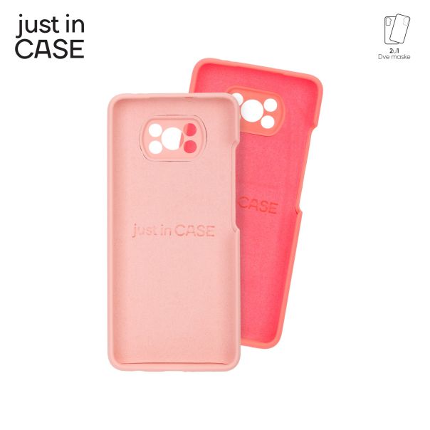 JUST IN CASE 2u1 Extra case MIX PLUS paket pink za Poco X3 Pro - MIXPL411PK