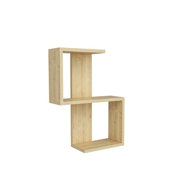 HANAH HOME Zidna polica Octa, svetlobraon - 475OLV1502