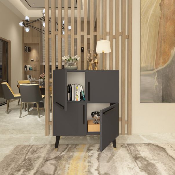 HANAH HOME Komoda Makro, antracit - 475OLV1713