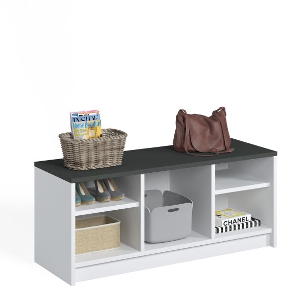 HANAH HOME Cipelarnik London, bela - 475OLV1801