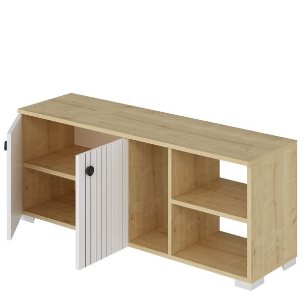 HANAH HOME Cipelarnik Sarandon, svetlobraon/bela - 475OLV1819