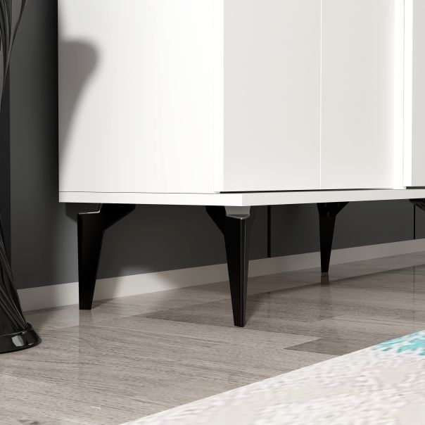 HANAH HOME Cipelarnik Asimo, bela - 475OLV1834