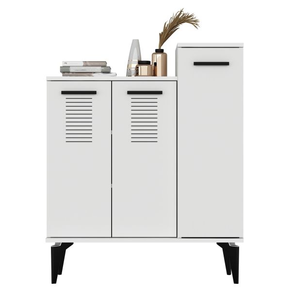 HANAH HOME Cipelarnik Asimo, bela - 475OLV1834